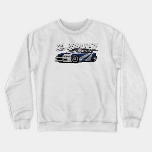 M3 Gtr - NFSMW Crewneck Sweatshirt by LpDesigns_